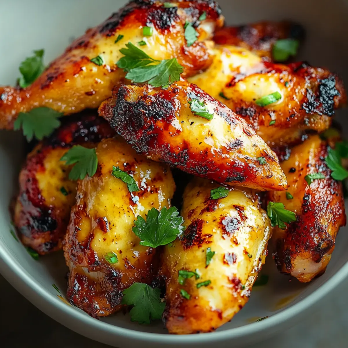 Cajun Garlic Chicken Wings