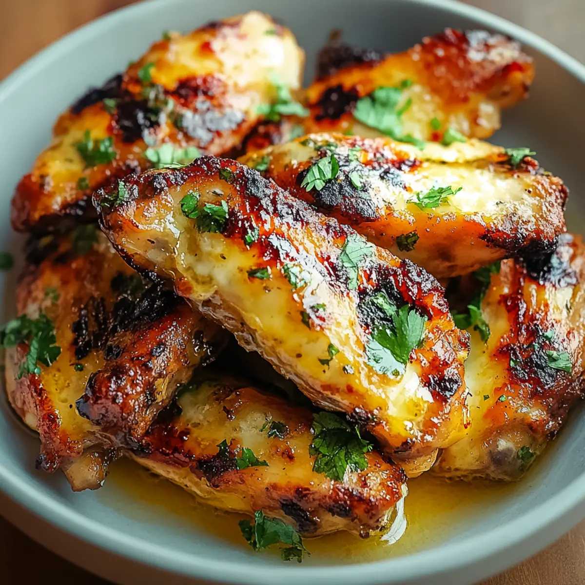 Cajun Garlic Chicken Wings