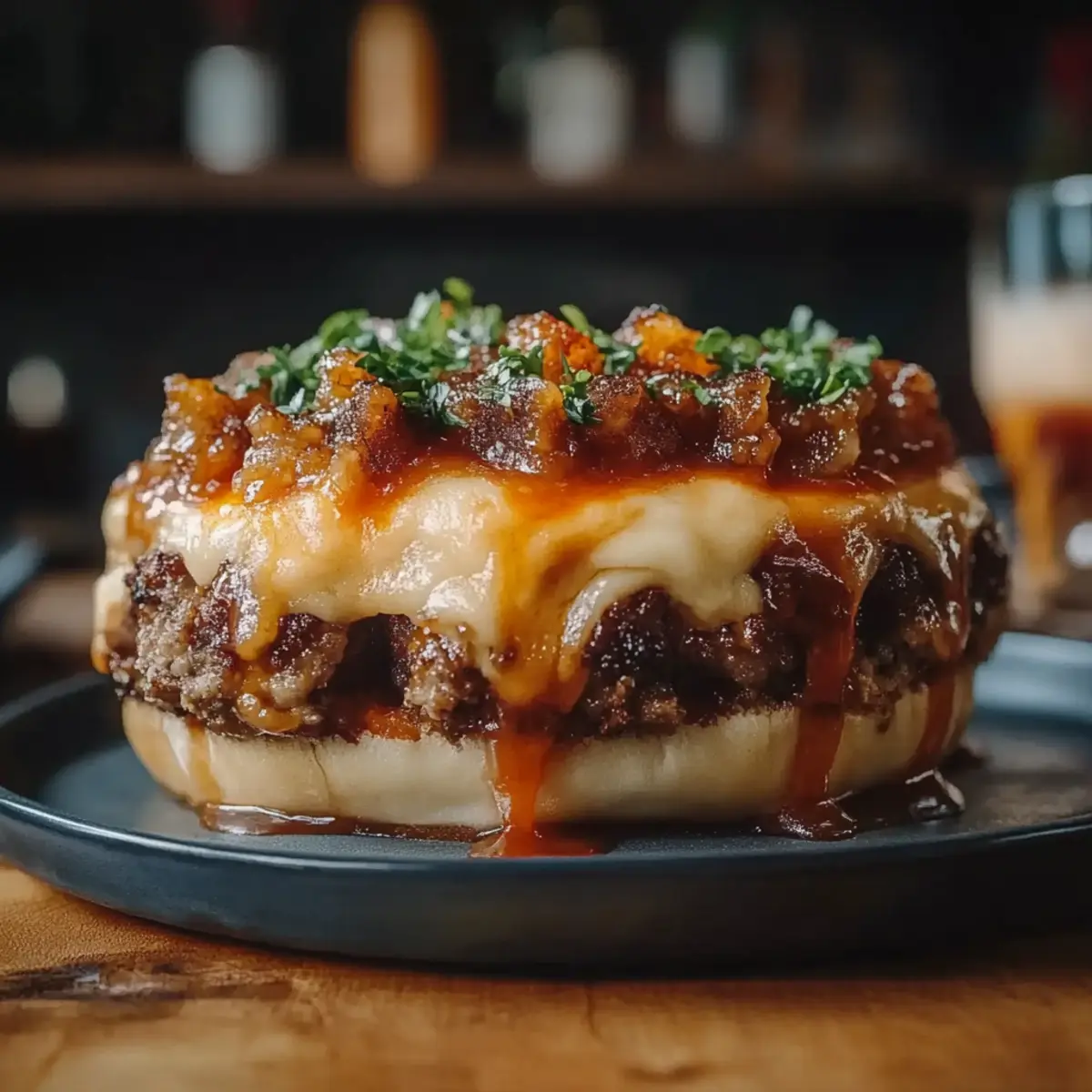 Cheesy Bacon Burger Lasagna