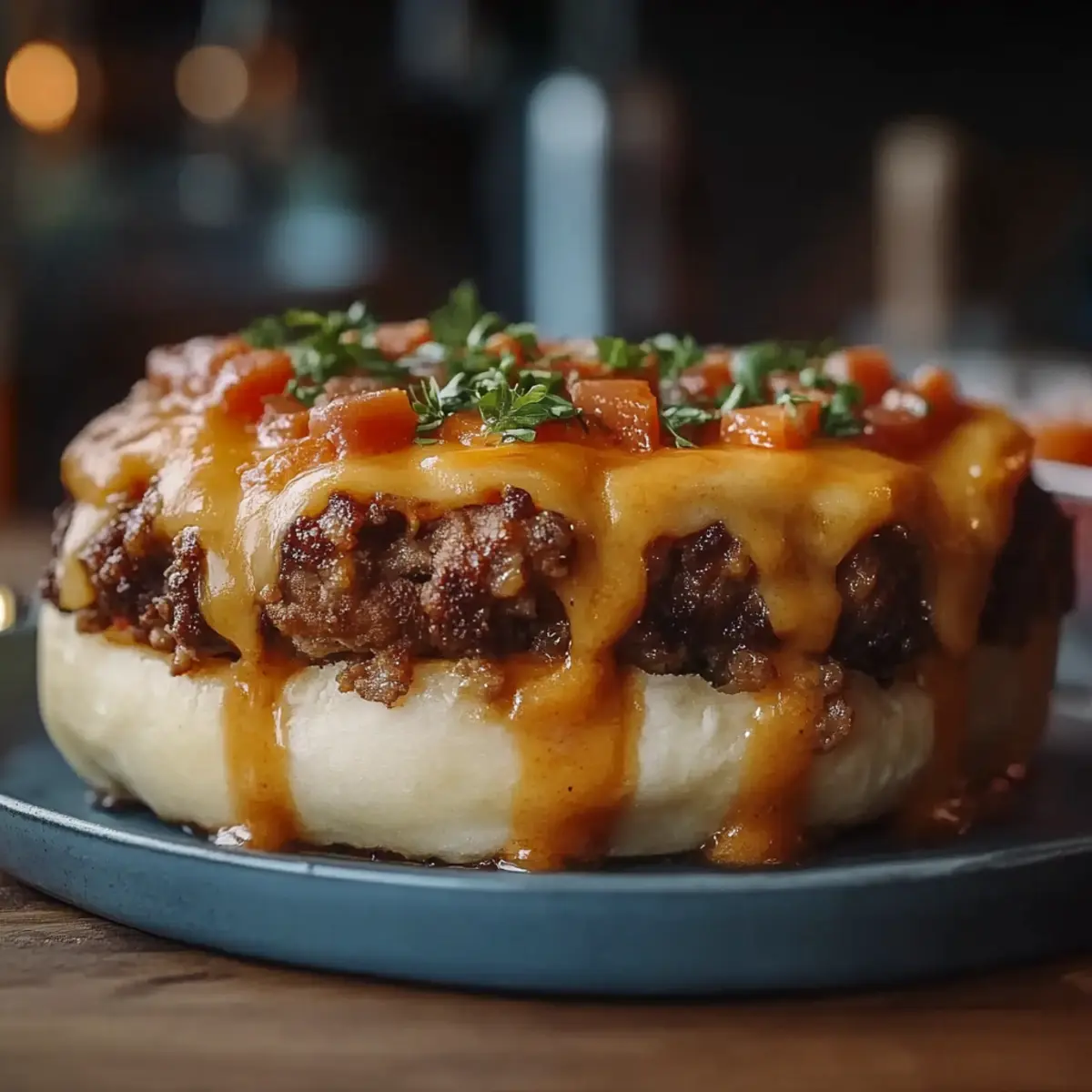 Cheesy Bacon Burger Lasagna