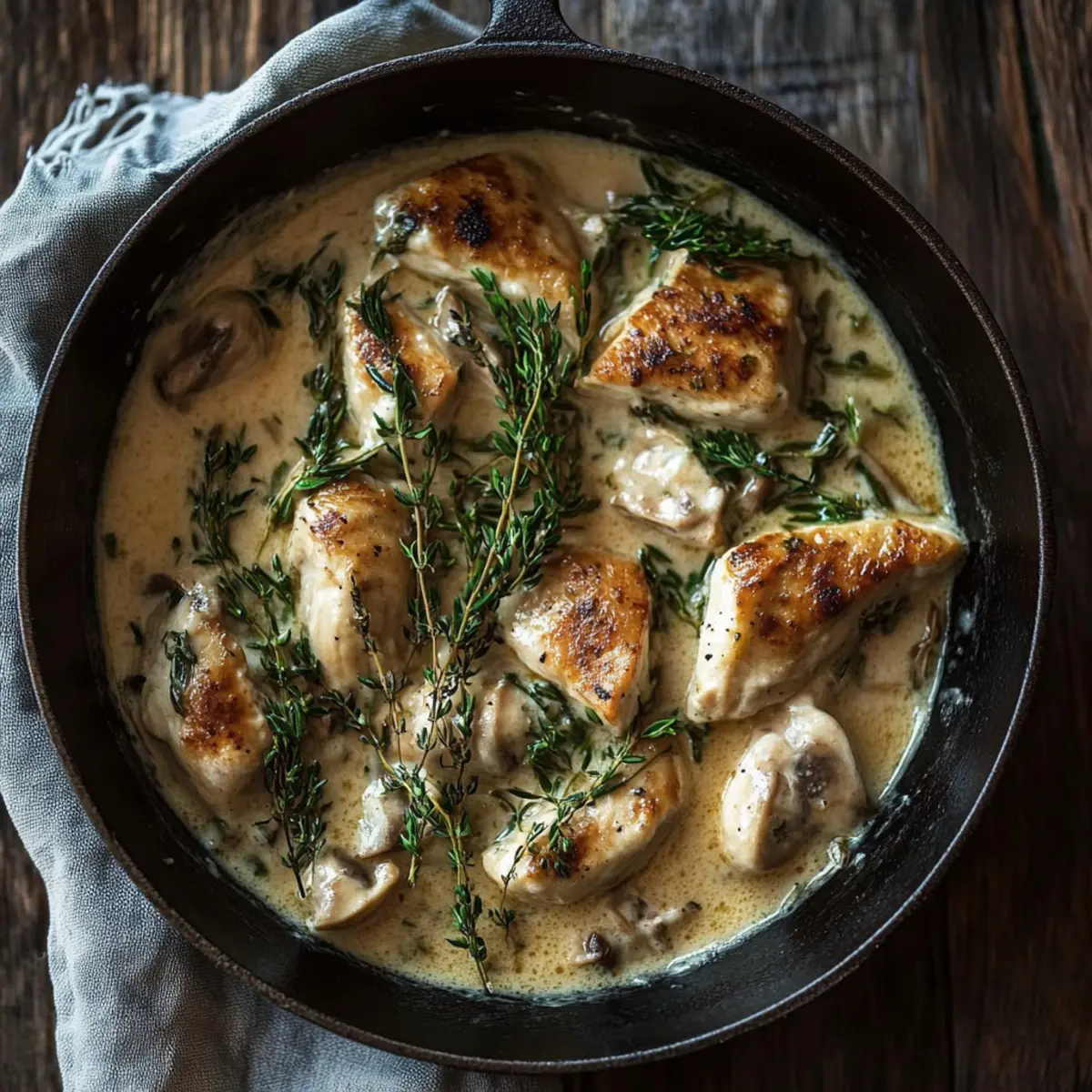 Chicken Mushroom Stroganoff