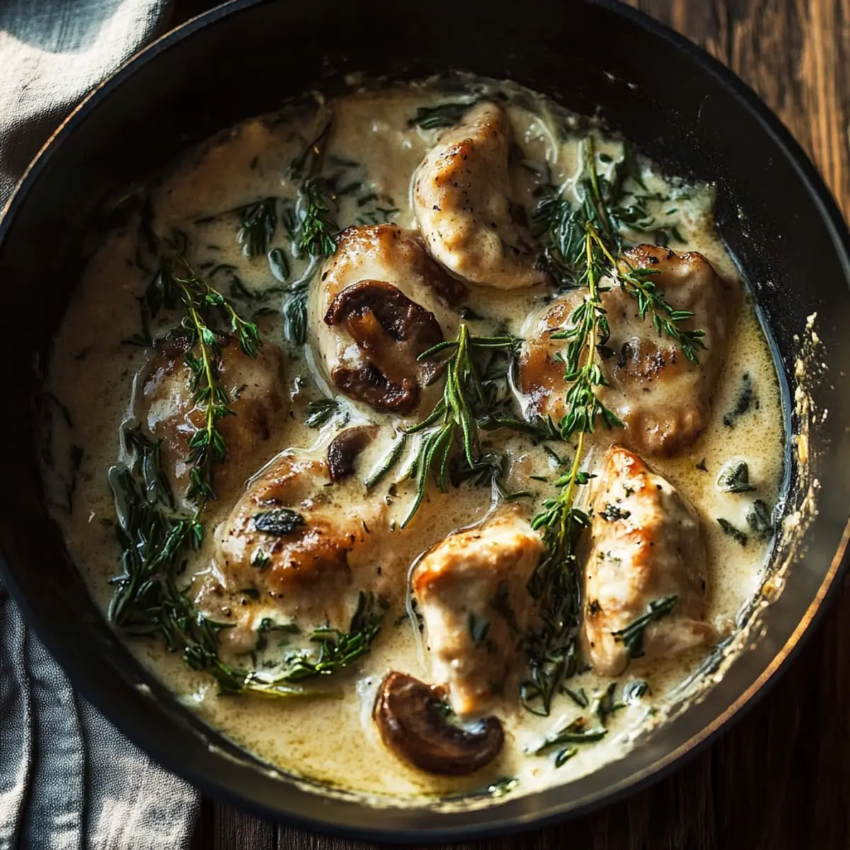 Chicken Mushroom Stroganoff