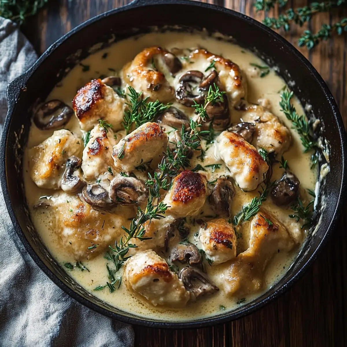 Chicken Mushroom Stroganoff