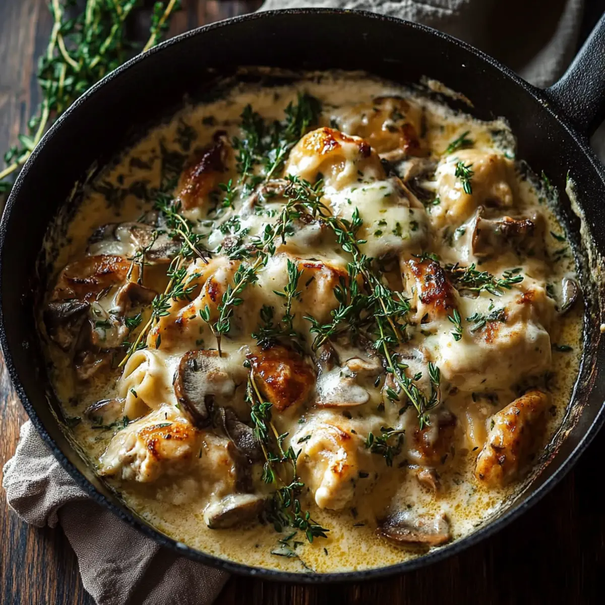 Chicken Mushroom Stroganoff