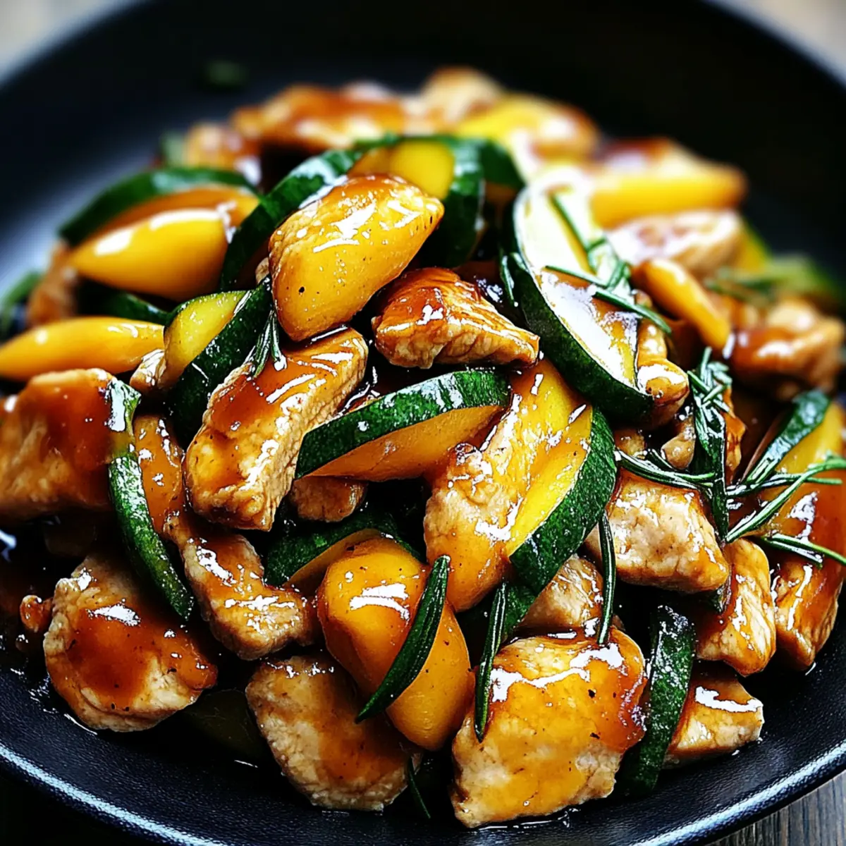 Chicken Zucchini Stir Fry