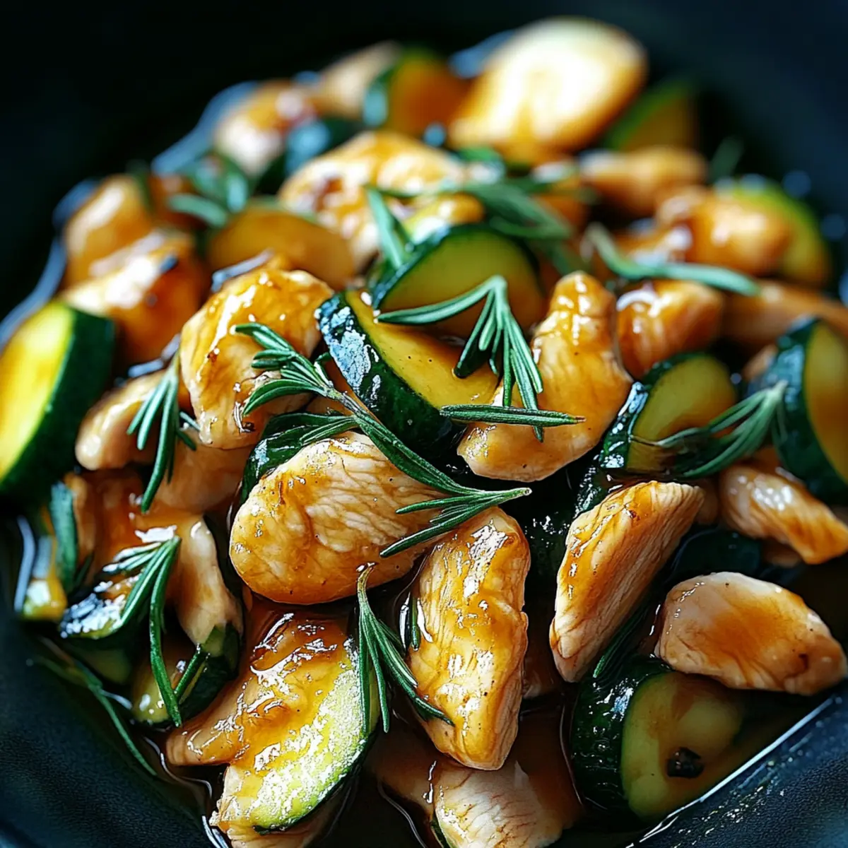Chicken Zucchini Stir Fry