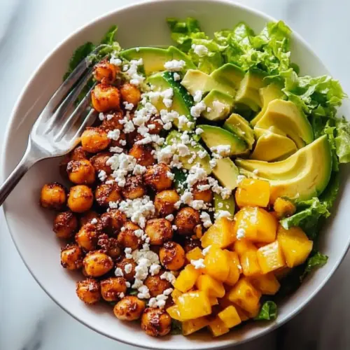 Chopped Salad with Chickpeas, Feta, and Avocado