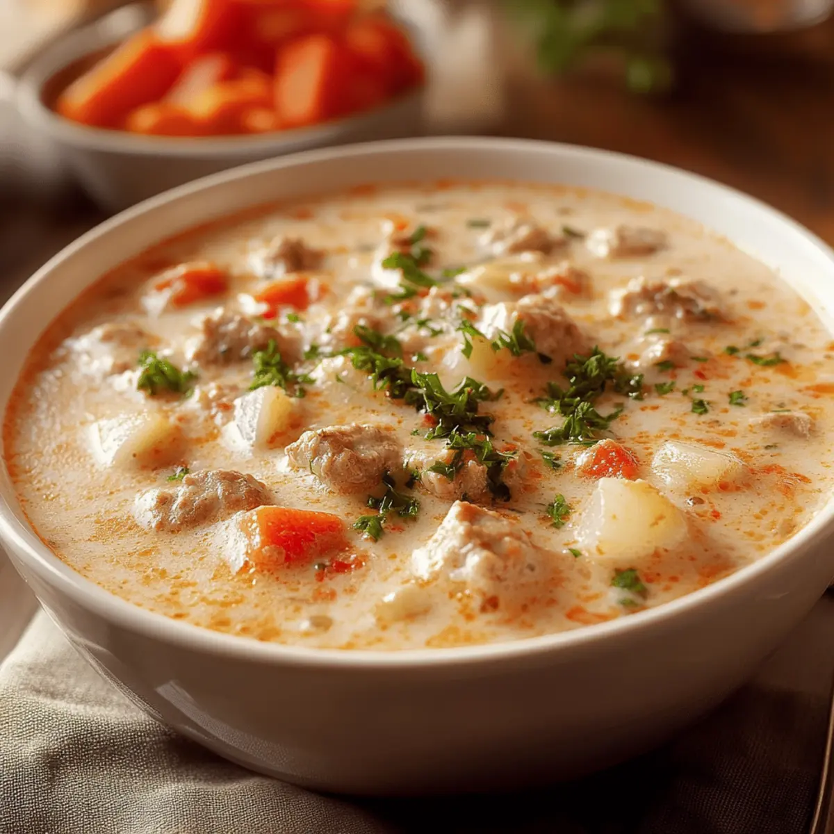 Creamy Hearty Slow Cooker Cajun Potato Soup