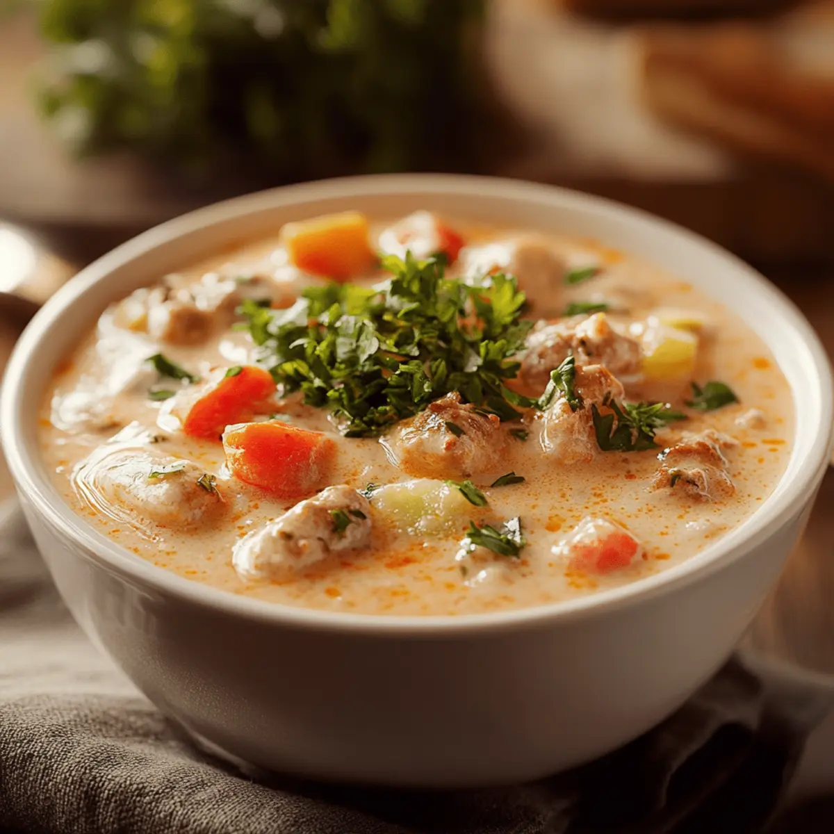 Creamy Hearty Slow Cooker Cajun Potato Soup
