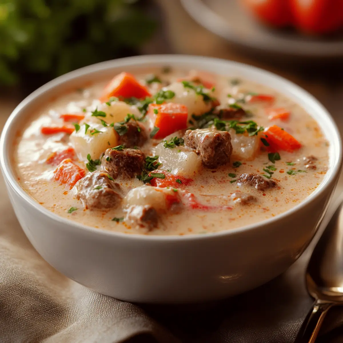Creamy Hearty Slow Cooker Cajun Potato Soup