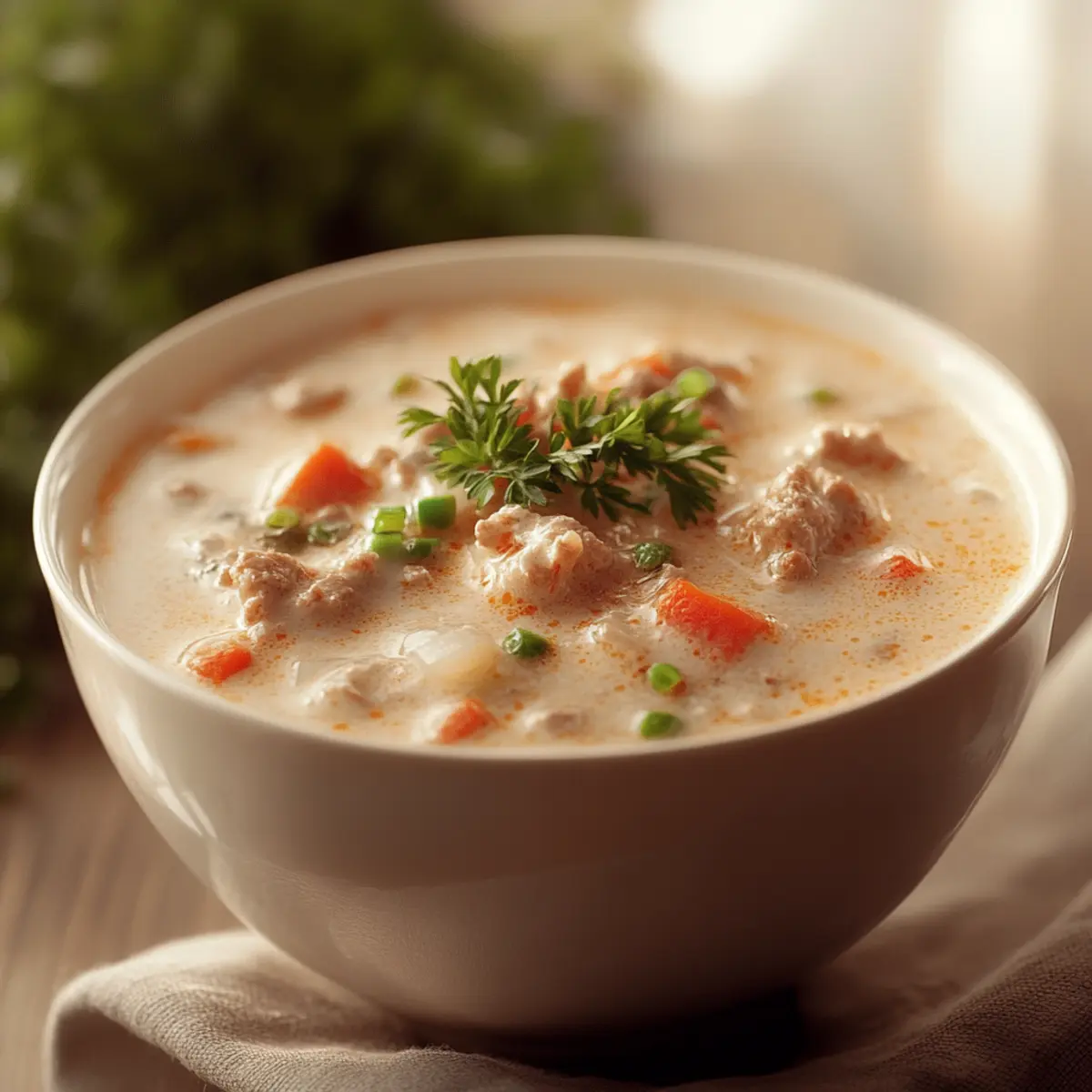 Creamy Hearty Slow Cooker Cajun Potato Soup