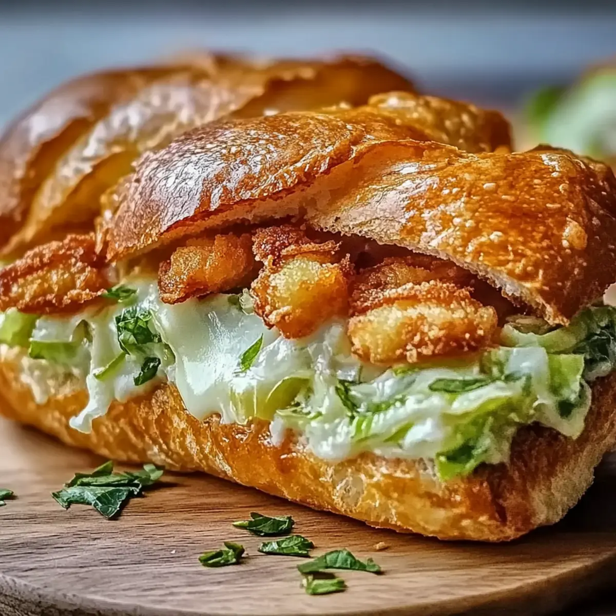 Crispy Chicken Croissant Sandwich