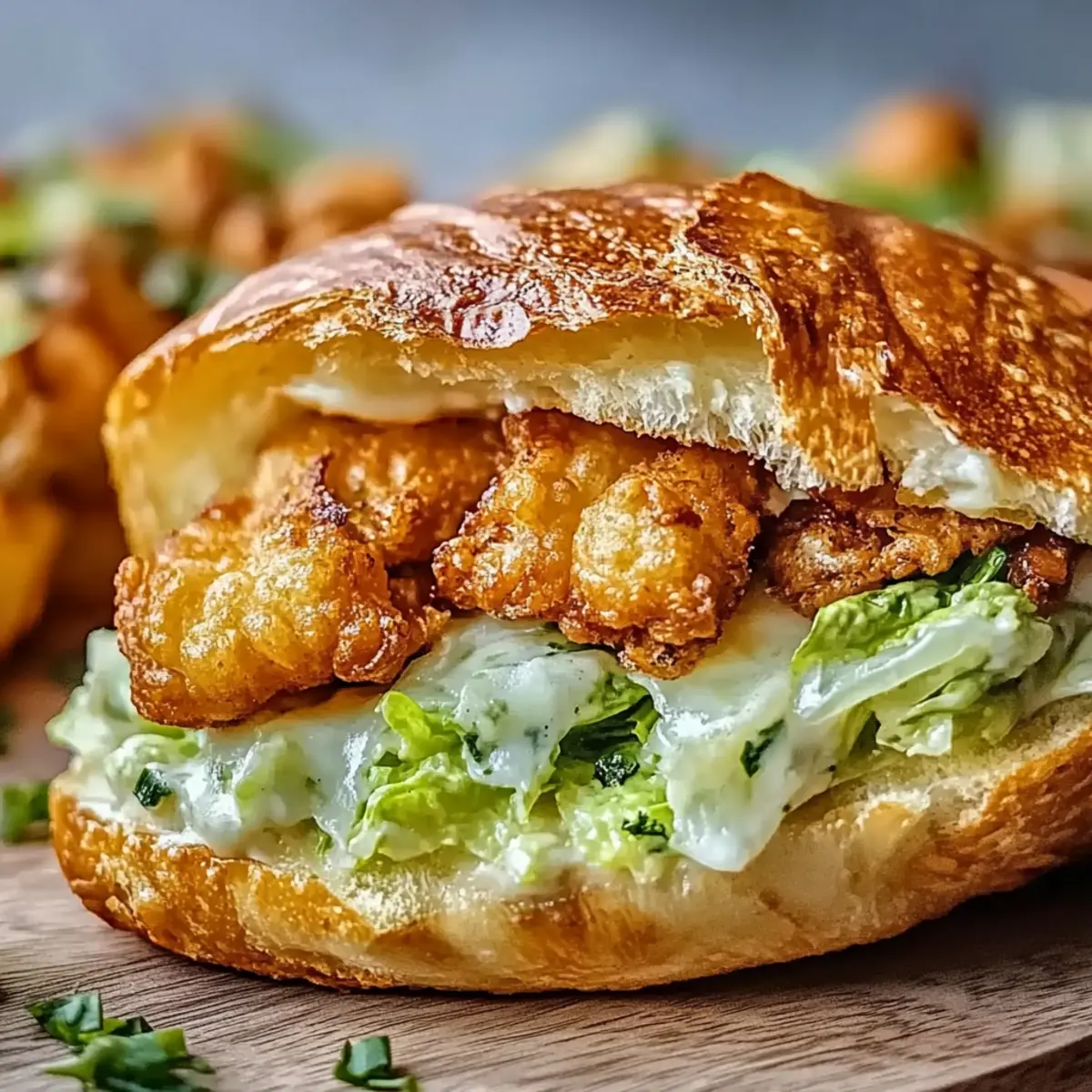 Crispy Chicken Croissant Sandwich