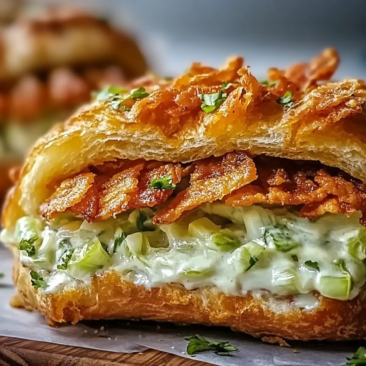 Crispy Chicken Croissant Sandwich