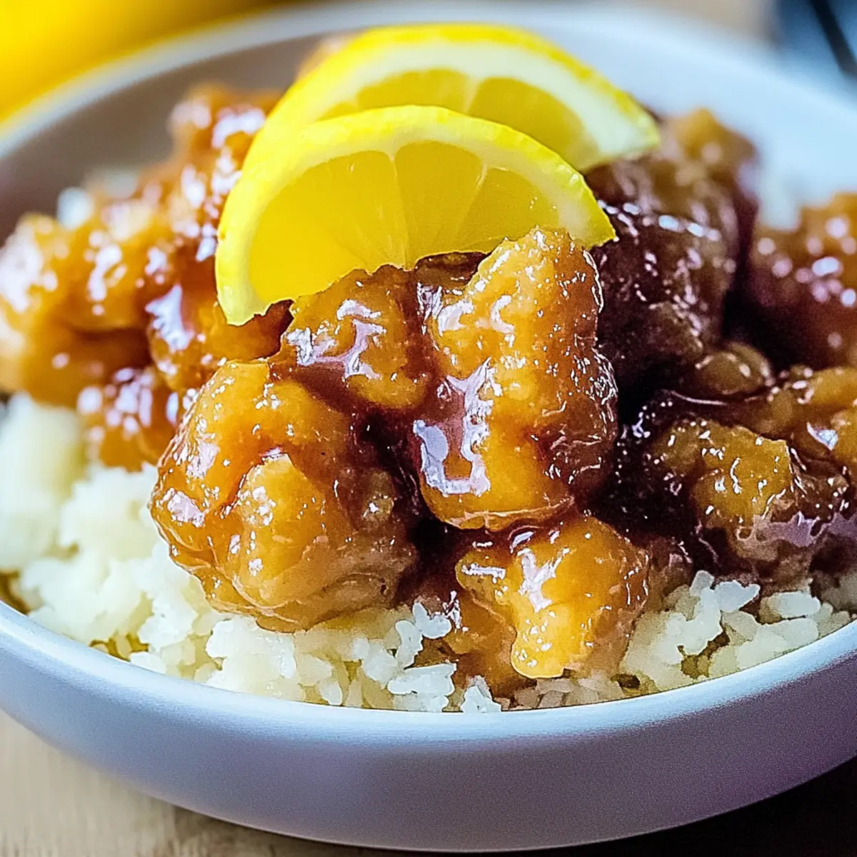 Crispy Chinese Lemon Chicken