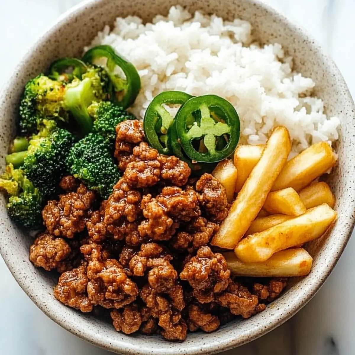 Firecracker Ground Chicken Bowls