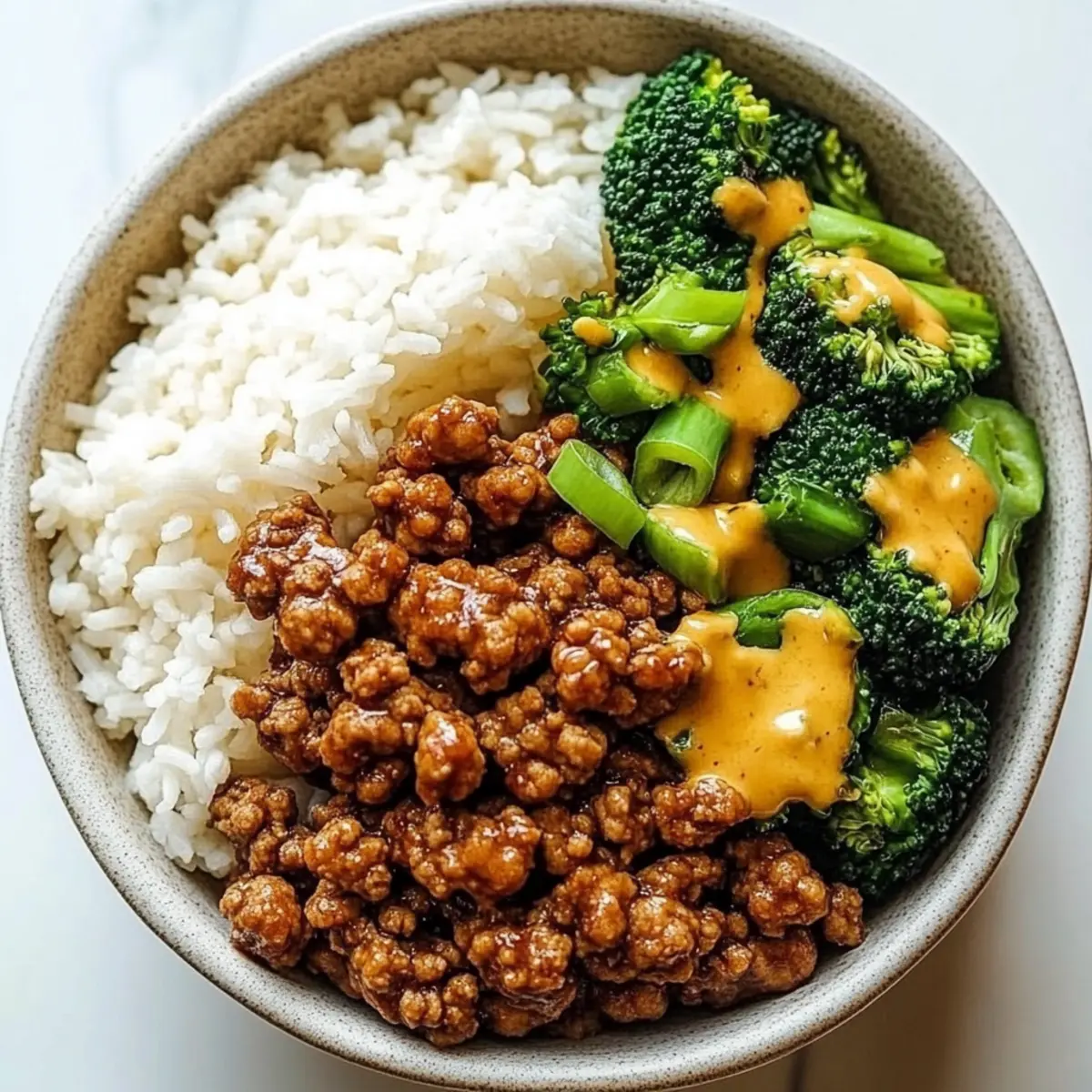 Firecracker Ground Chicken Bowls
