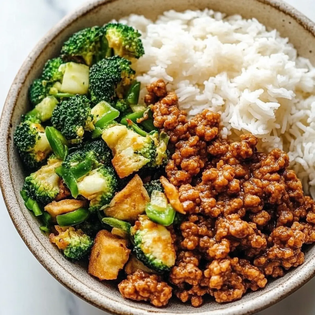 Firecracker Ground Chicken Bowls