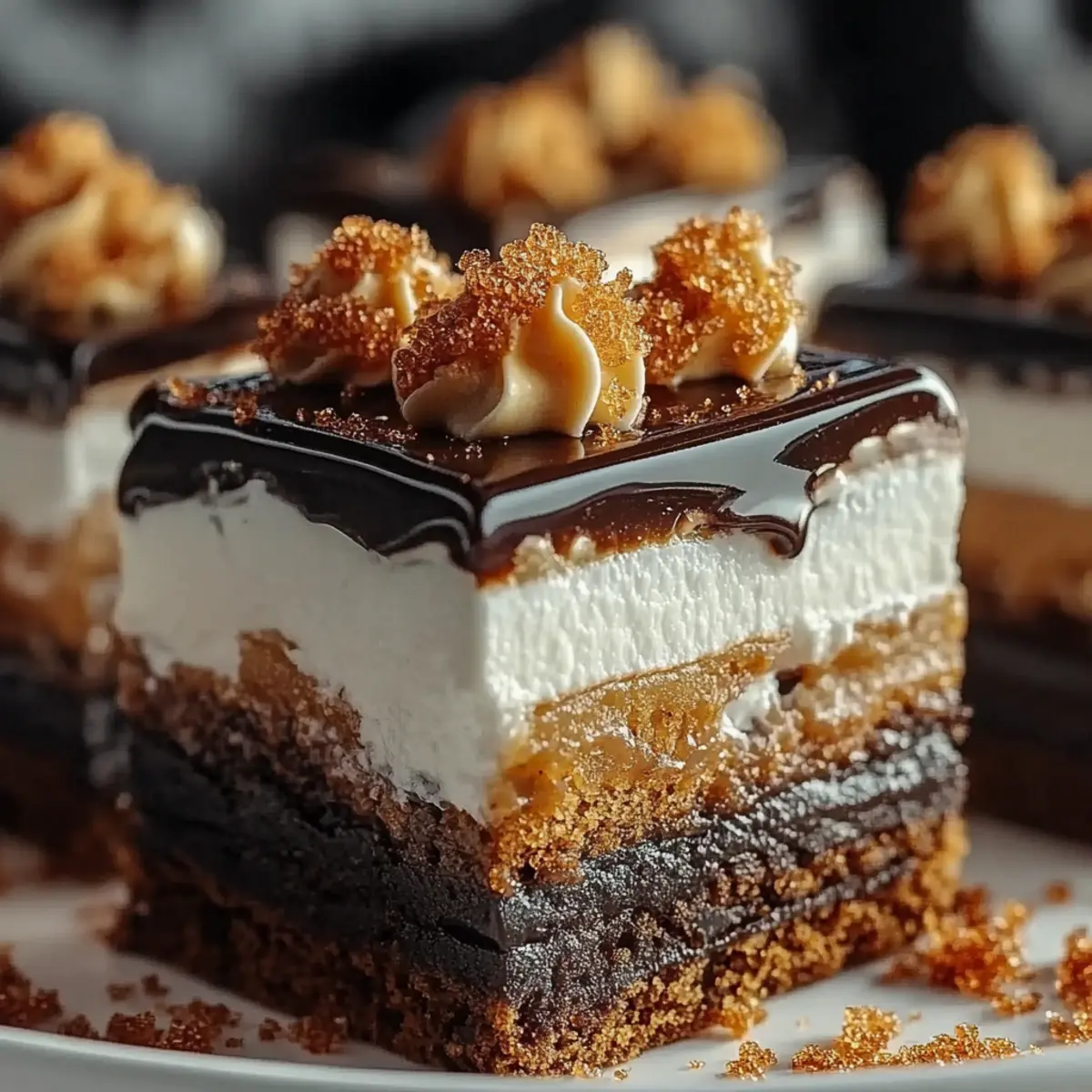 Gingerbread Cheesecake Bars