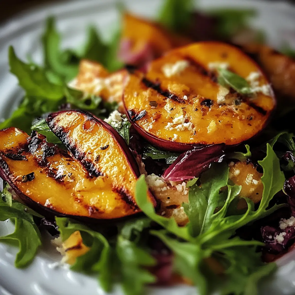 Grilled Peach Salad