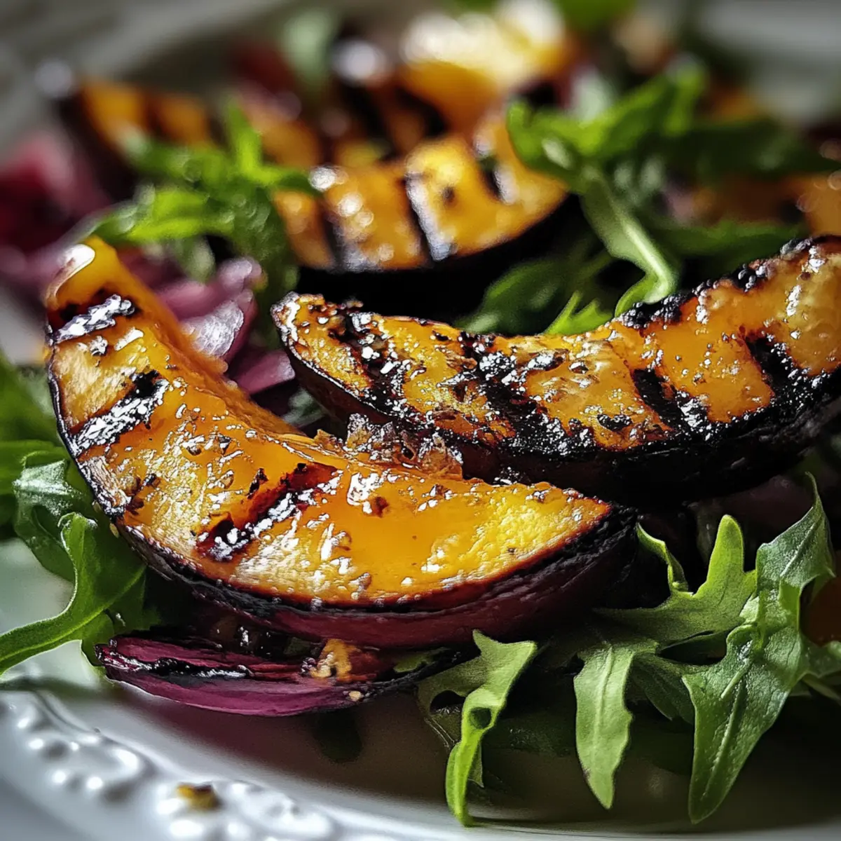 Grilled Peach Salad