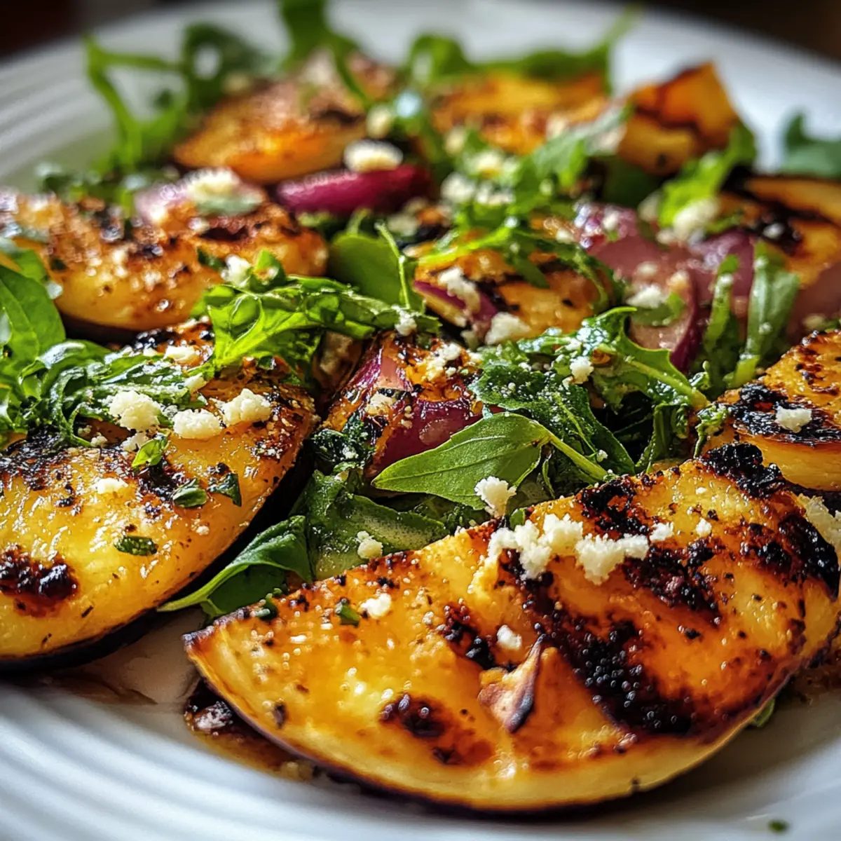 Grilled Peach Salad