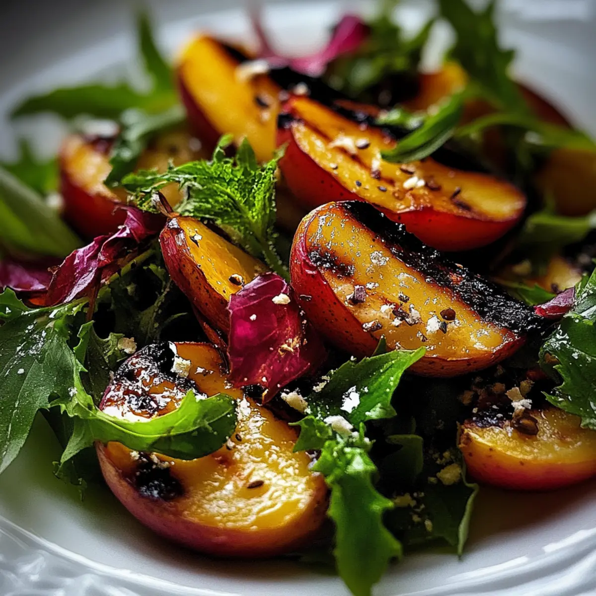 Grilled Peach Salad