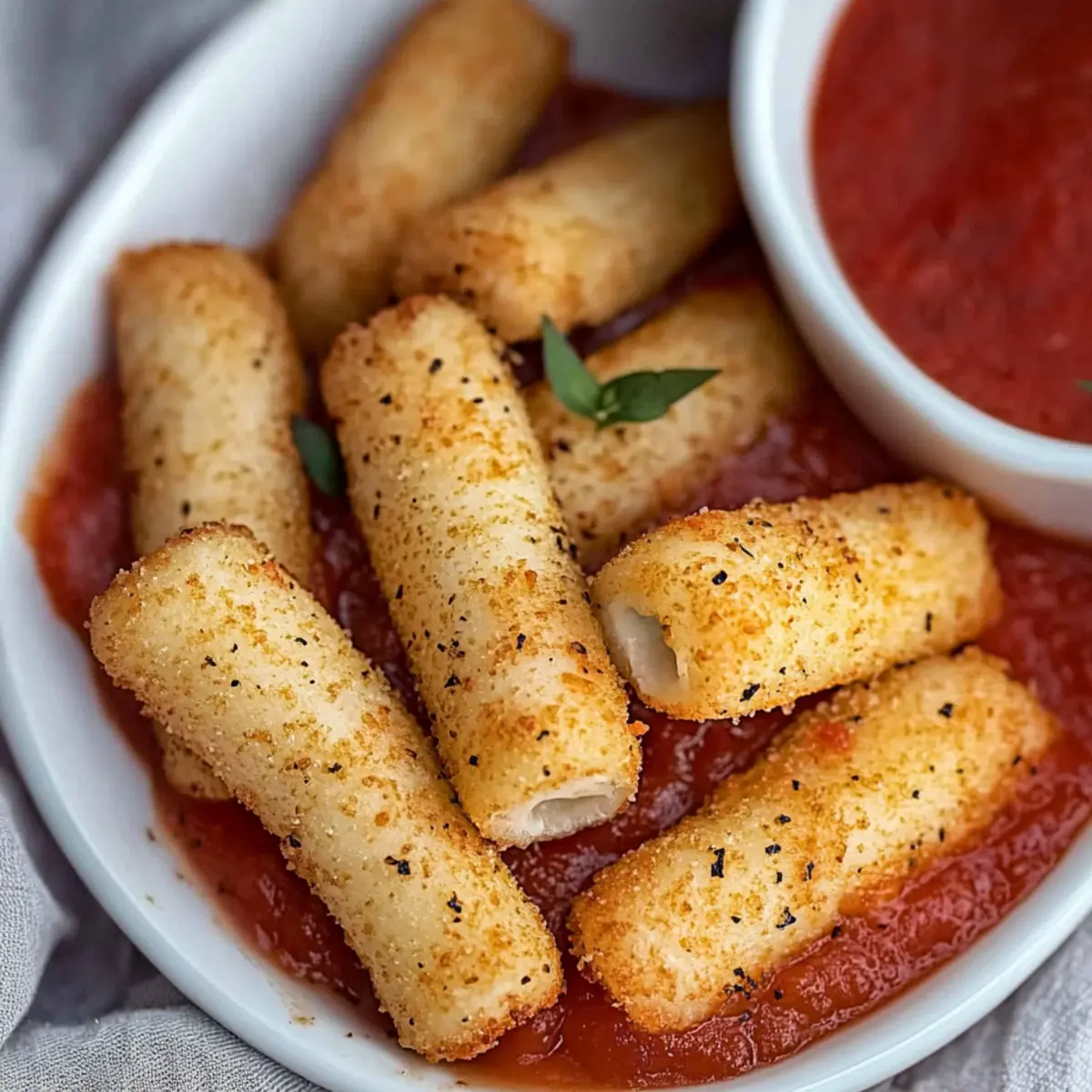Keto Mozzarella Cheese Sticks
