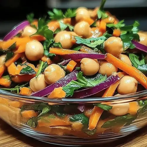 Moroccan Chickpea Carrot Salad