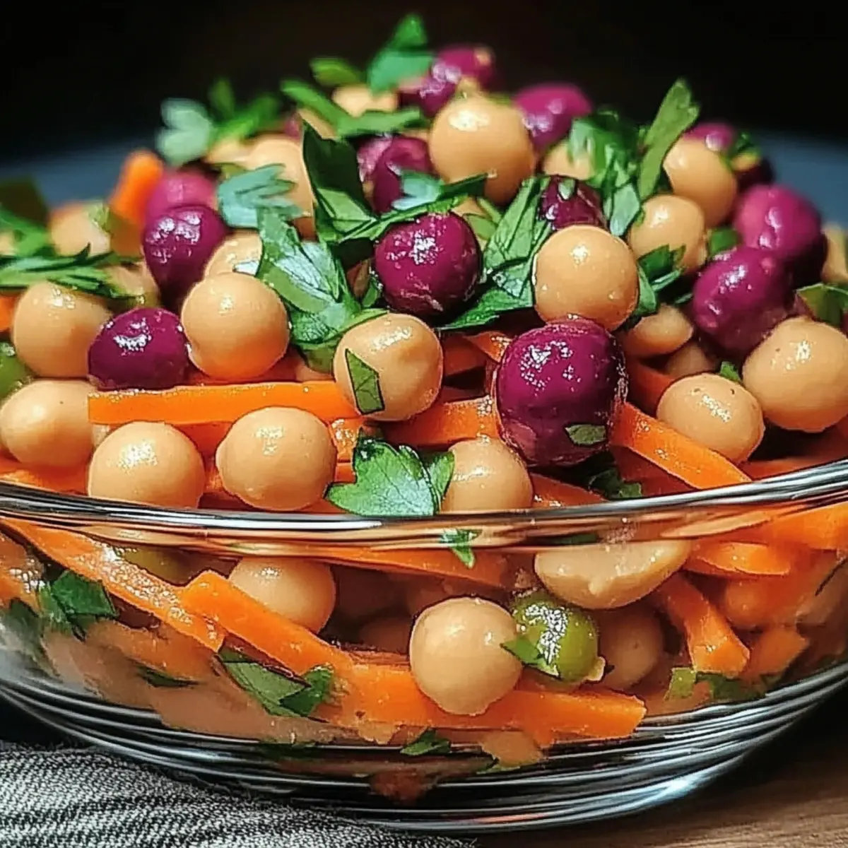 Moroccan Chickpea Carrot Salad