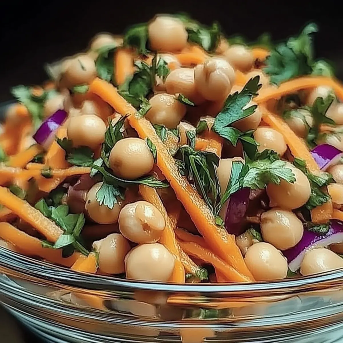Moroccan Chickpea Carrot Salad