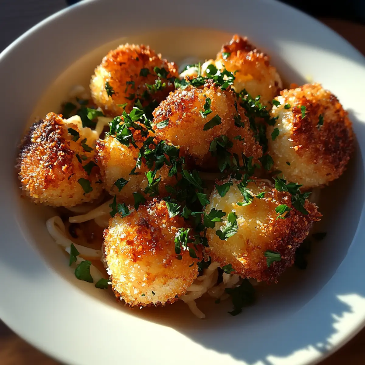 Mozzarella Stuffed Turkey Meatballs