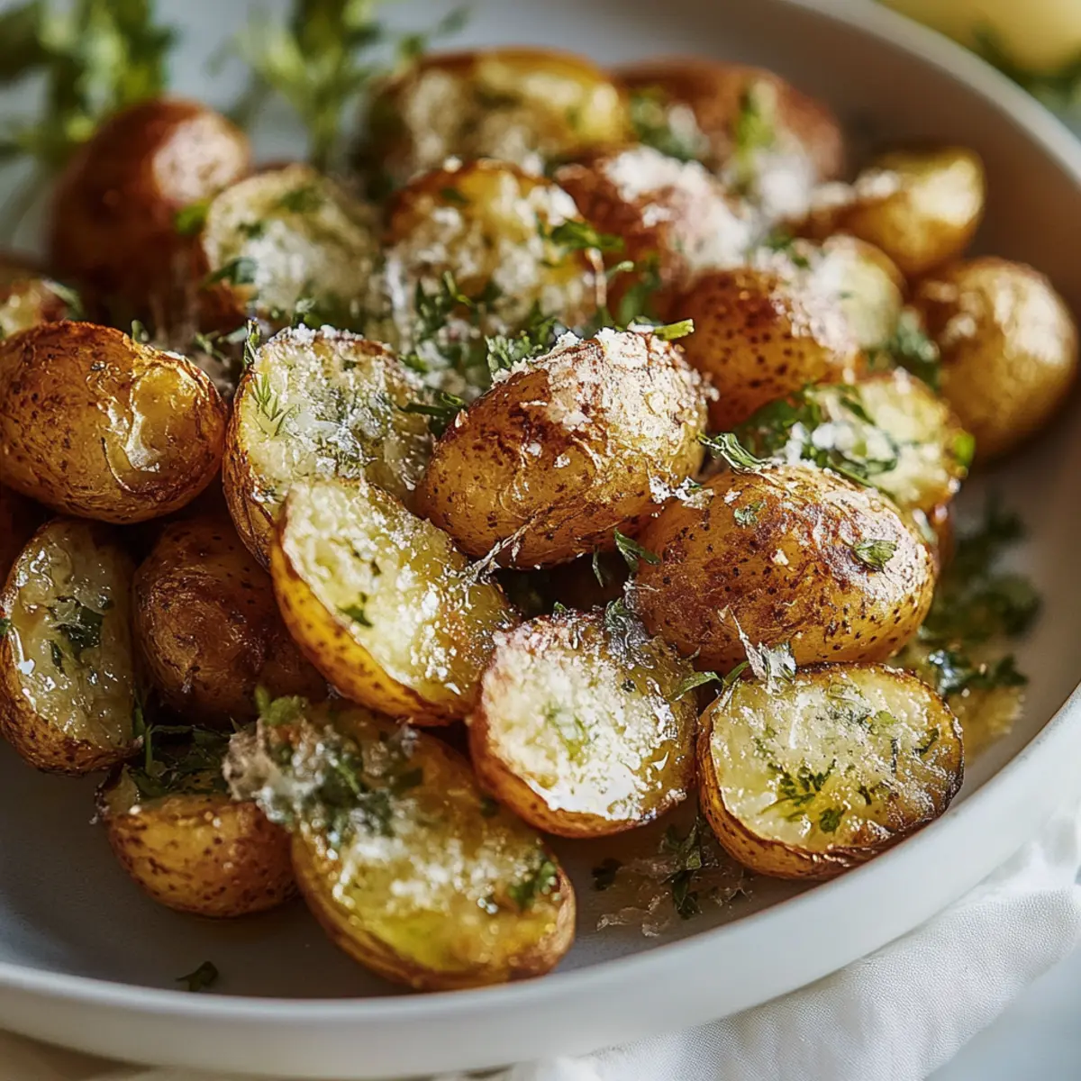 Parmesan Pesto Roasted Potatoes