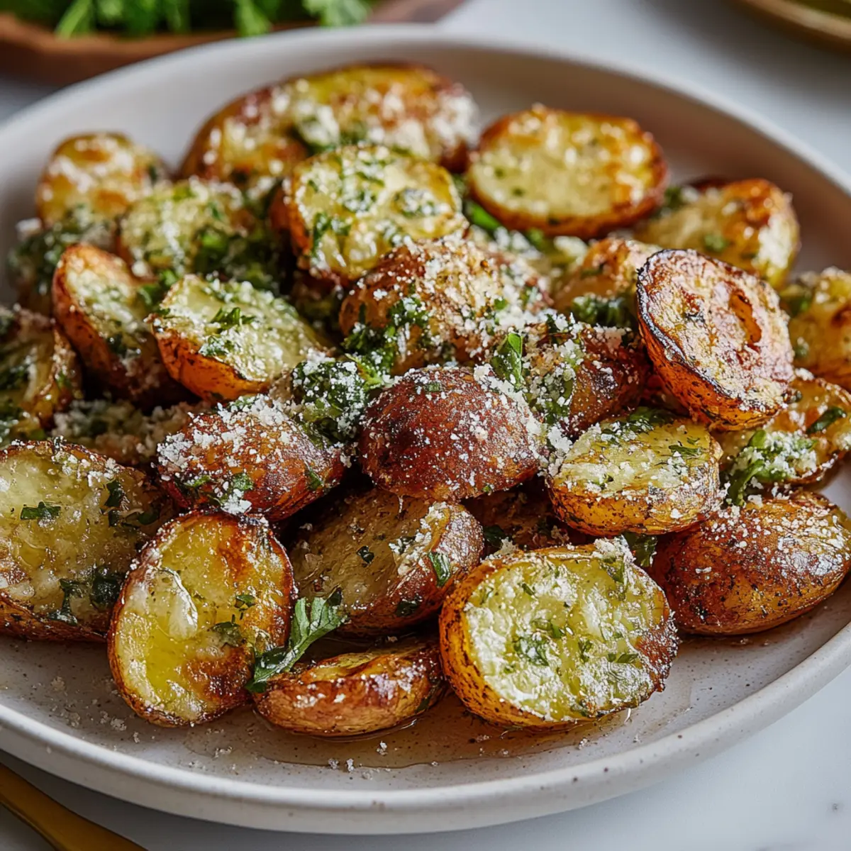 Parmesan Pesto Roasted Potatoes
