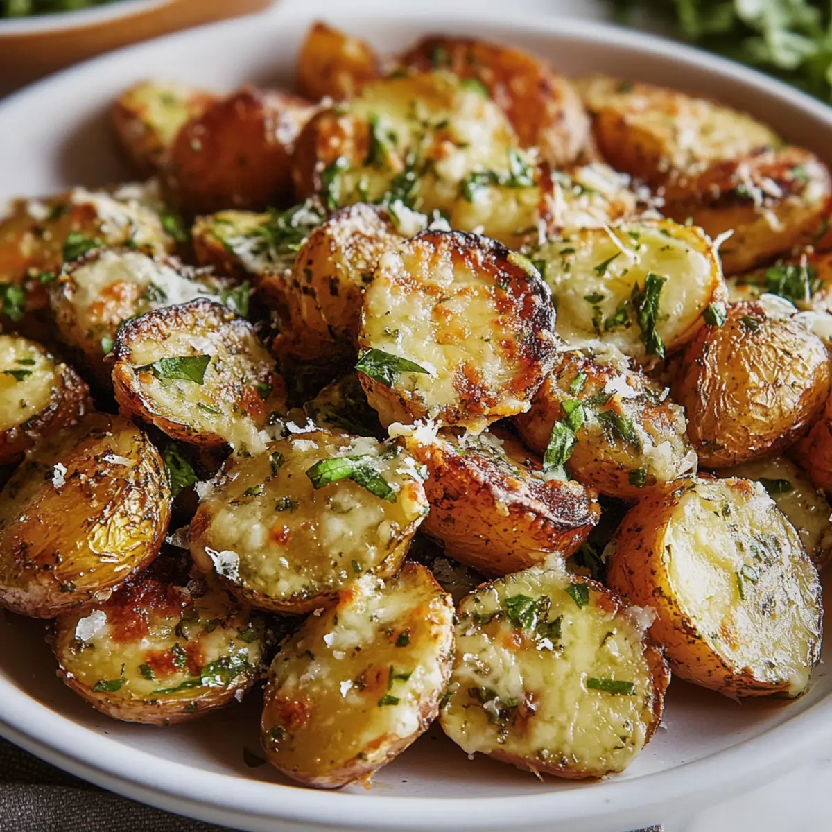 Parmesan Pesto Roasted Potatoes