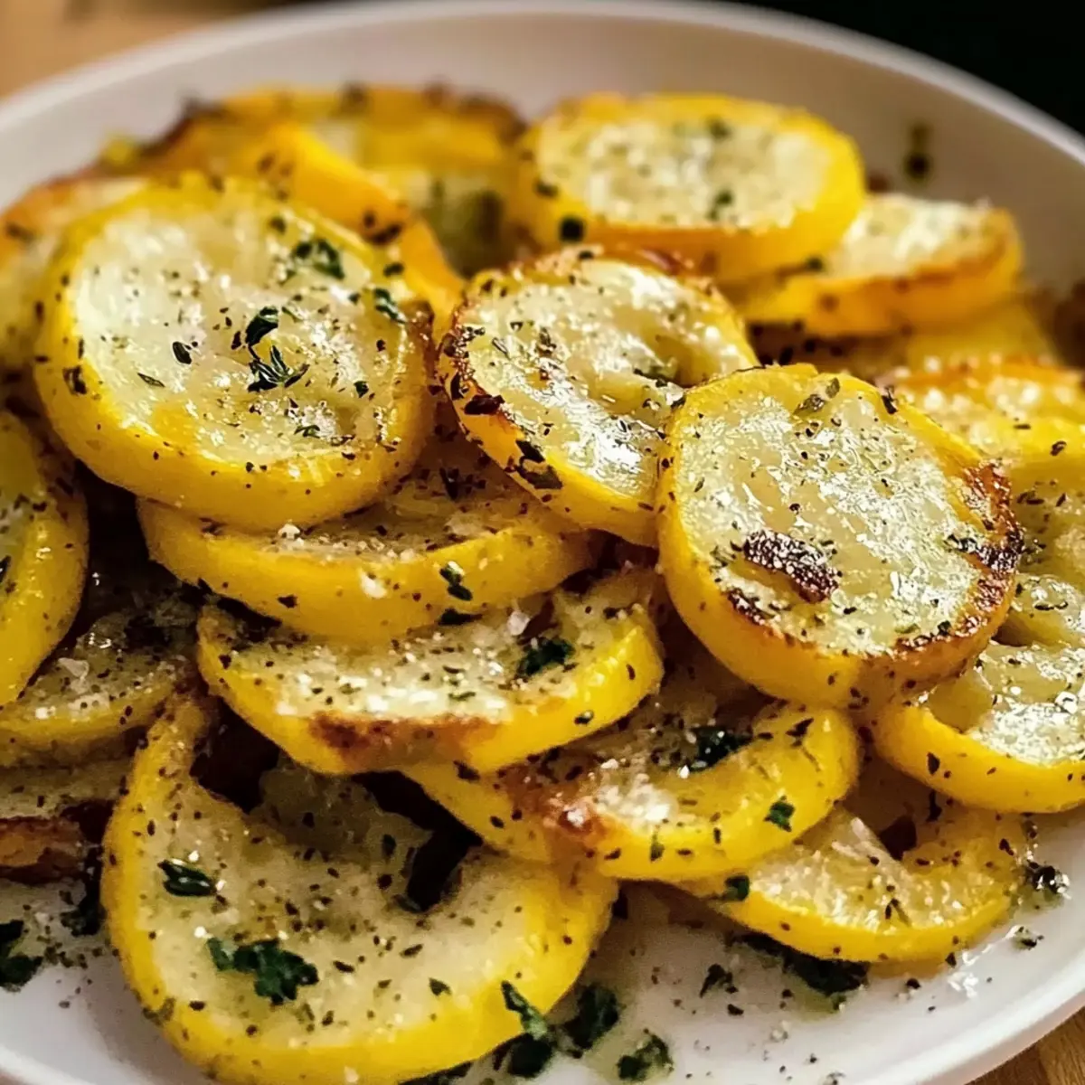 Roasted Yellow Squash