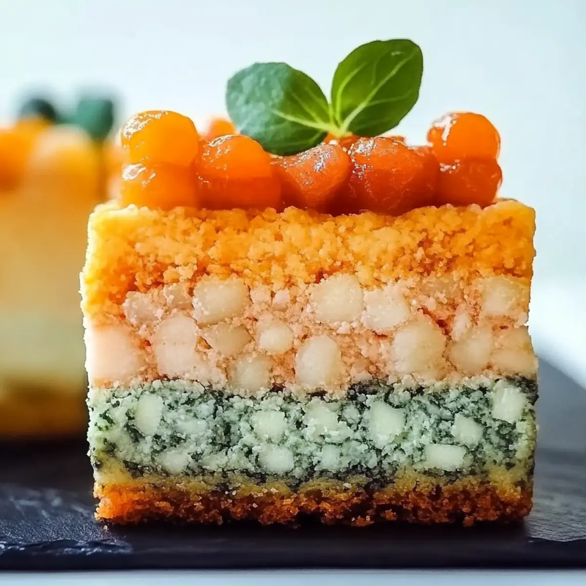 Savory Tri-Color Vegetable Terrine