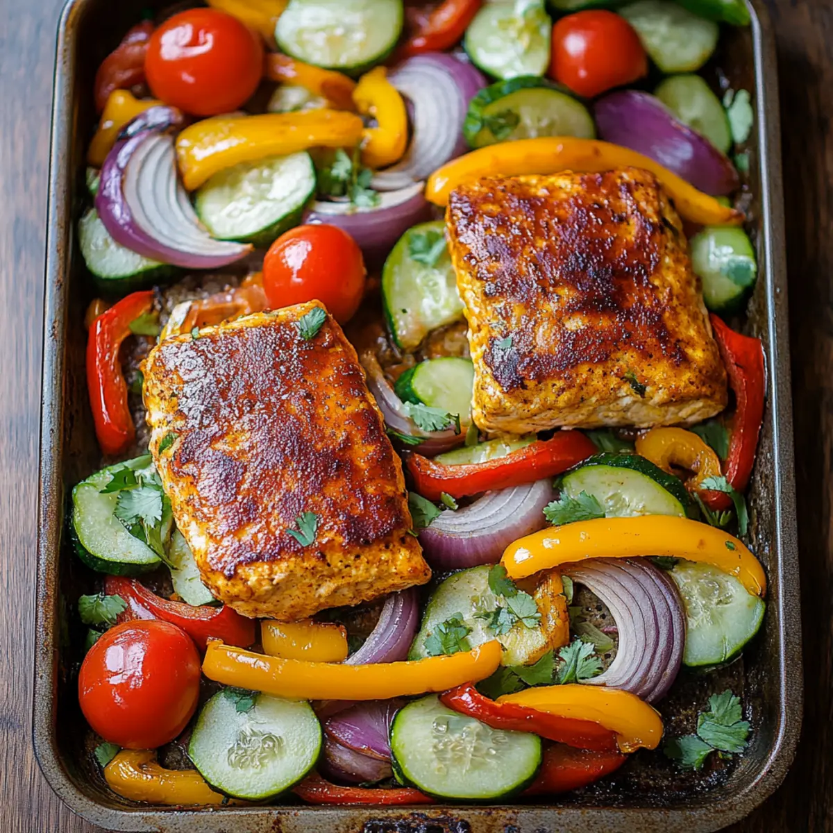 Sheet Pan Chili Lime Salmon