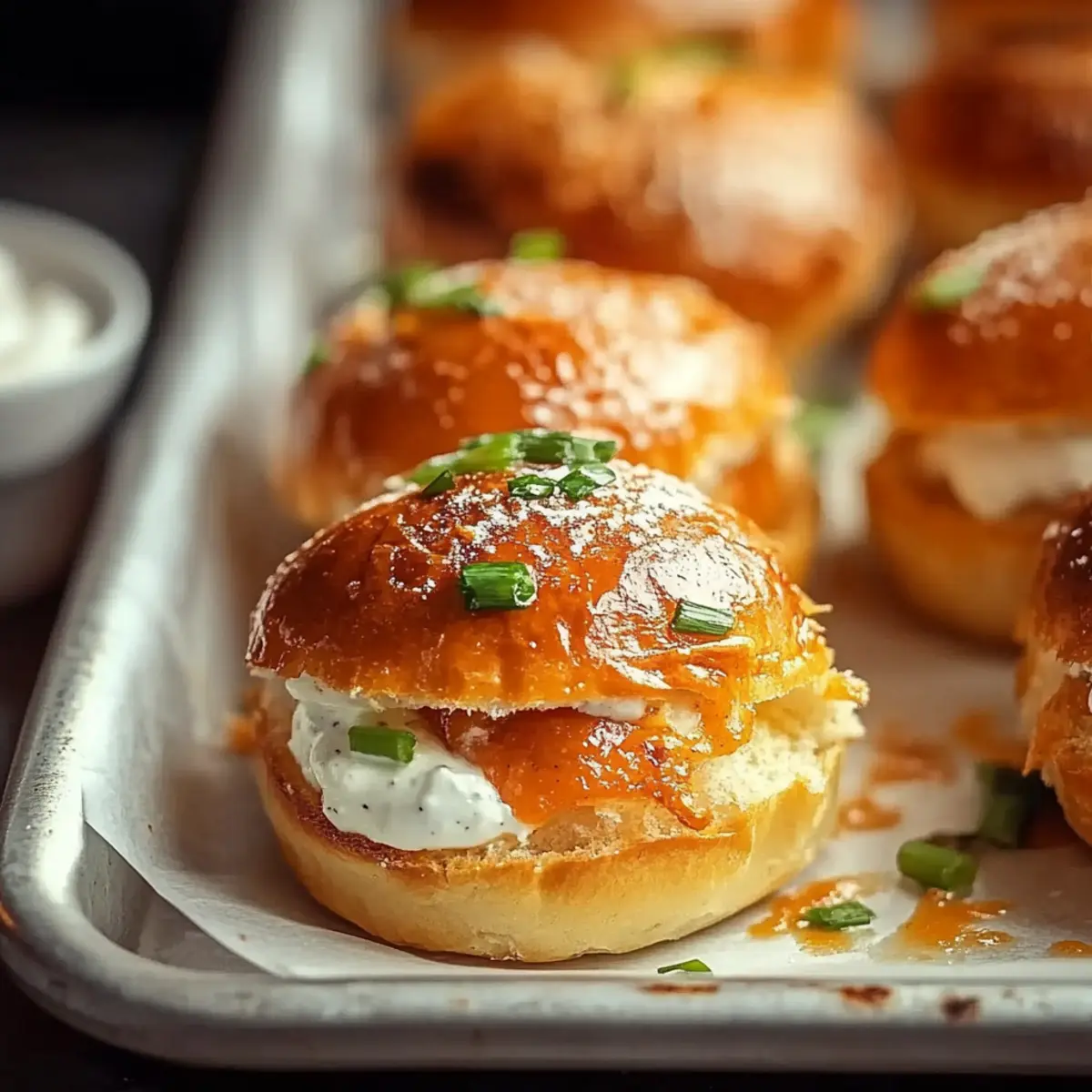 Spicy Buffalo Chicken Sliders