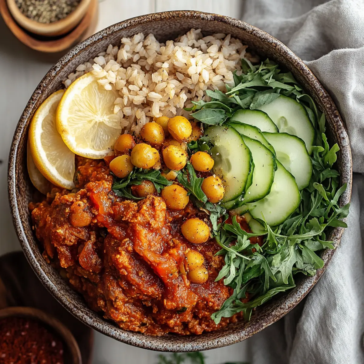 Spicy Chickpea Quinoa Bowls