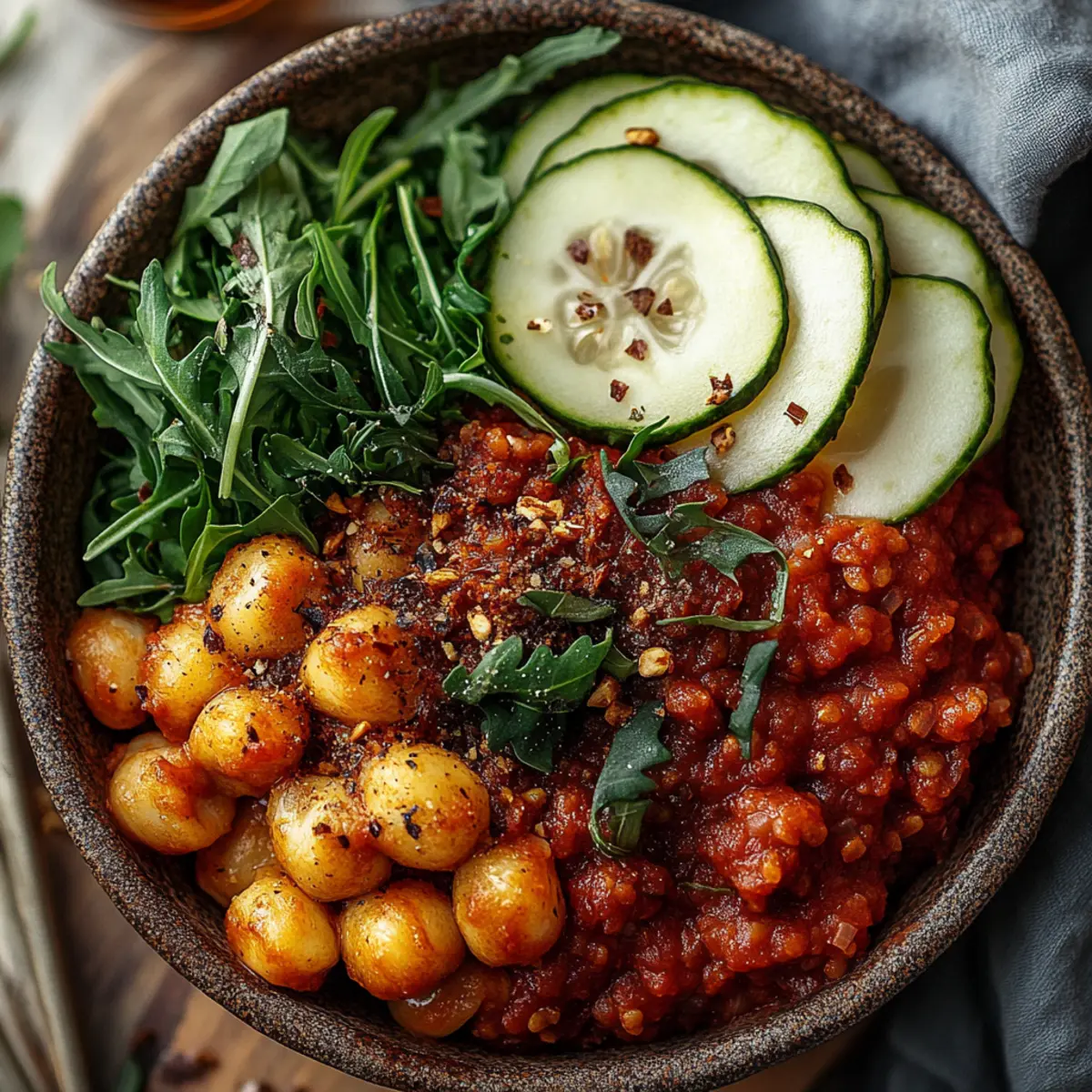 Spicy Chickpea Quinoa Bowls