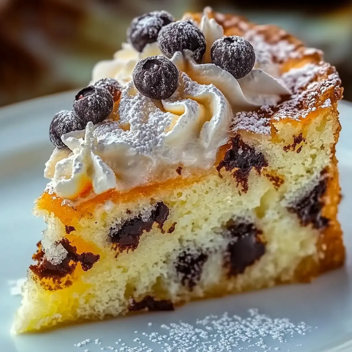 Italian Chocolate Chip Ricotta Cake
