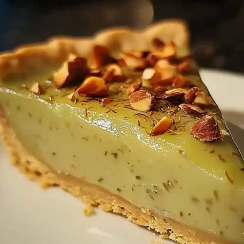 Pistachio Custard Pie