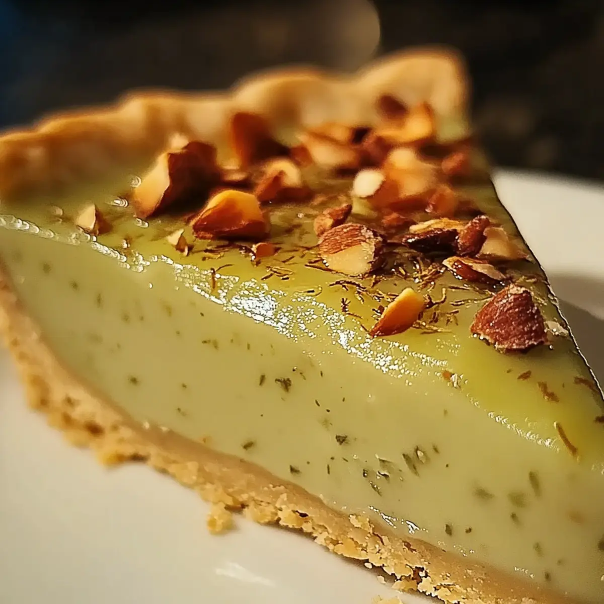 Pistachio Custard Pie