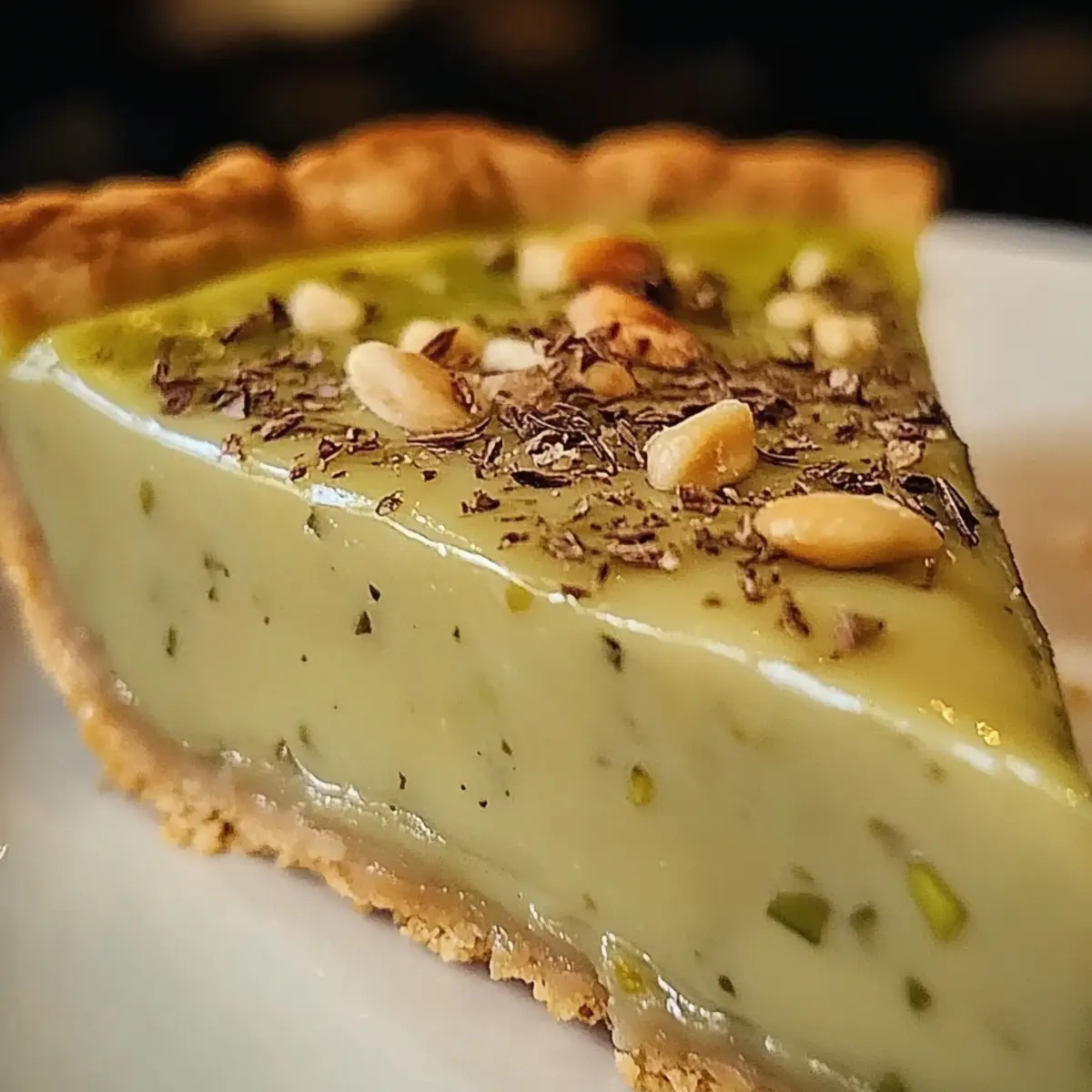 Pistachio Custard Pie