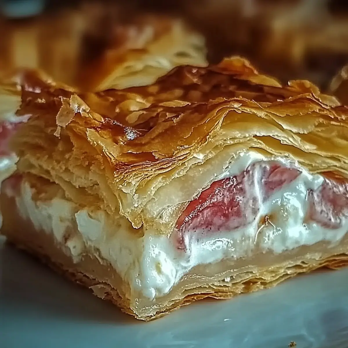 Rhubarb Cream Cheese Pastry