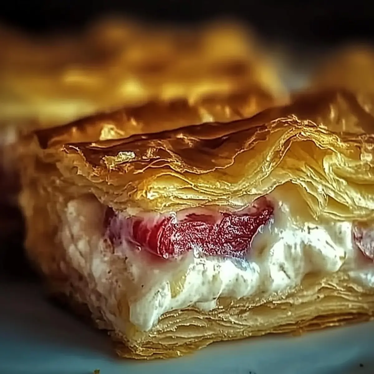 Rhubarb Cream Cheese Pastry