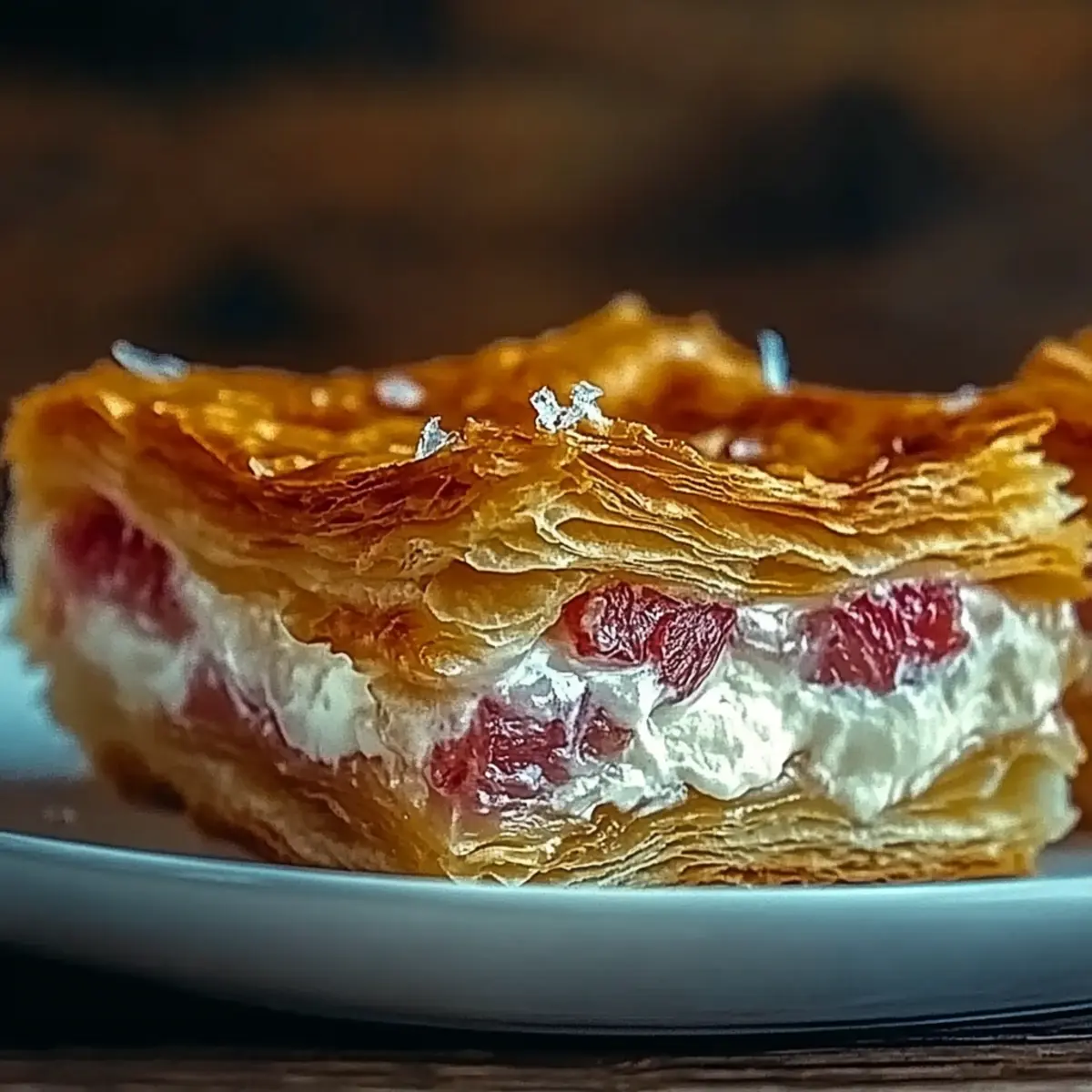 Rhubarb Cream Cheese Pastry