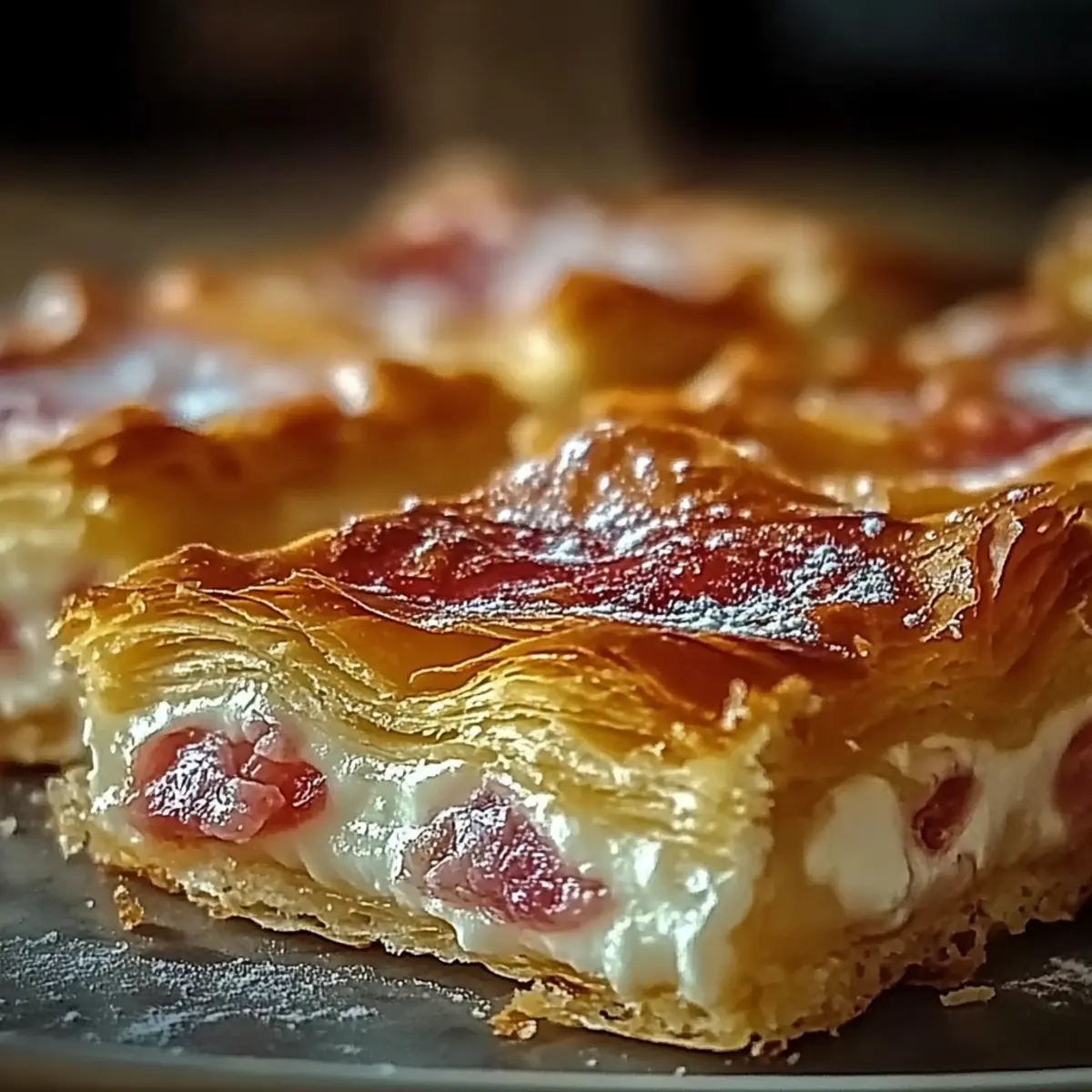Rhubarb Cream Cheese Pastry